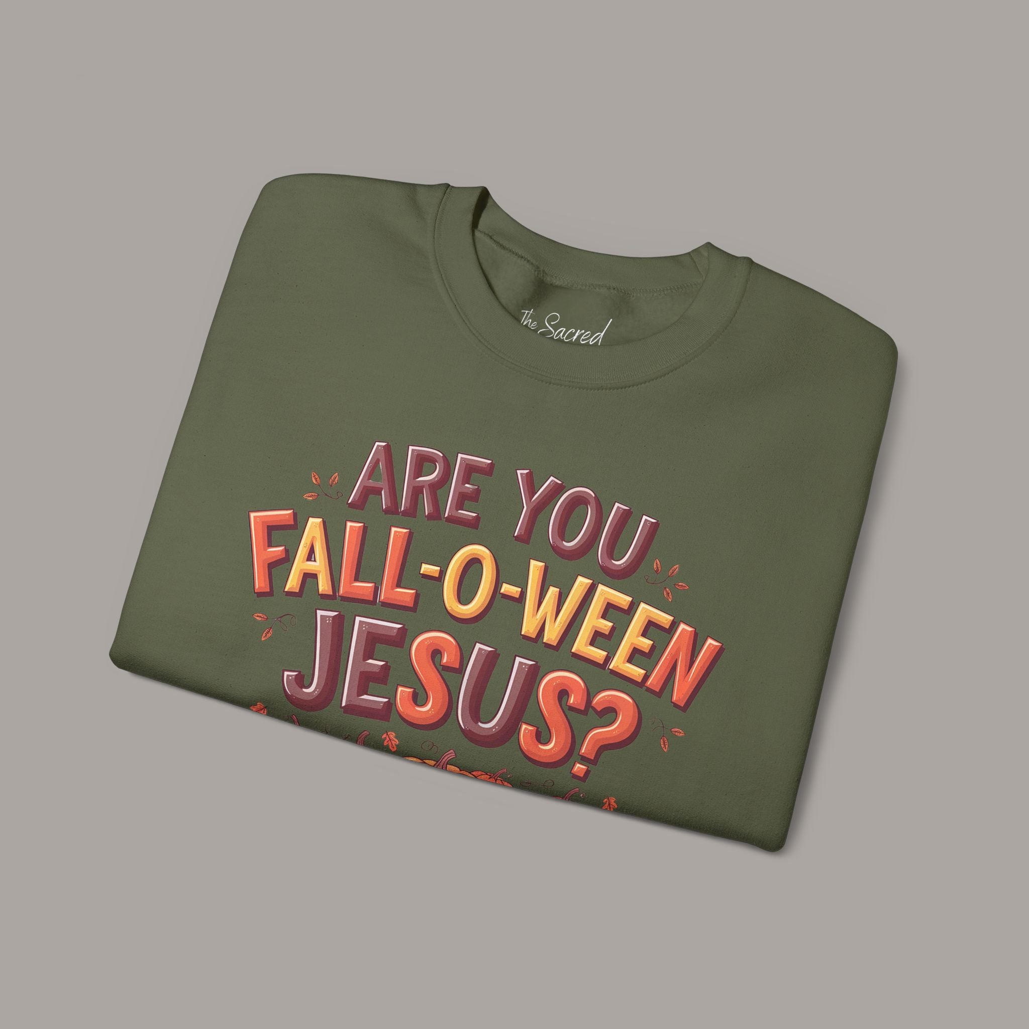 FALL-O-WEEN Jesus Crewneck Sweatshirt