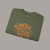 Pumpkin Spice & Jesus Christ Crewneck Sweatshirt