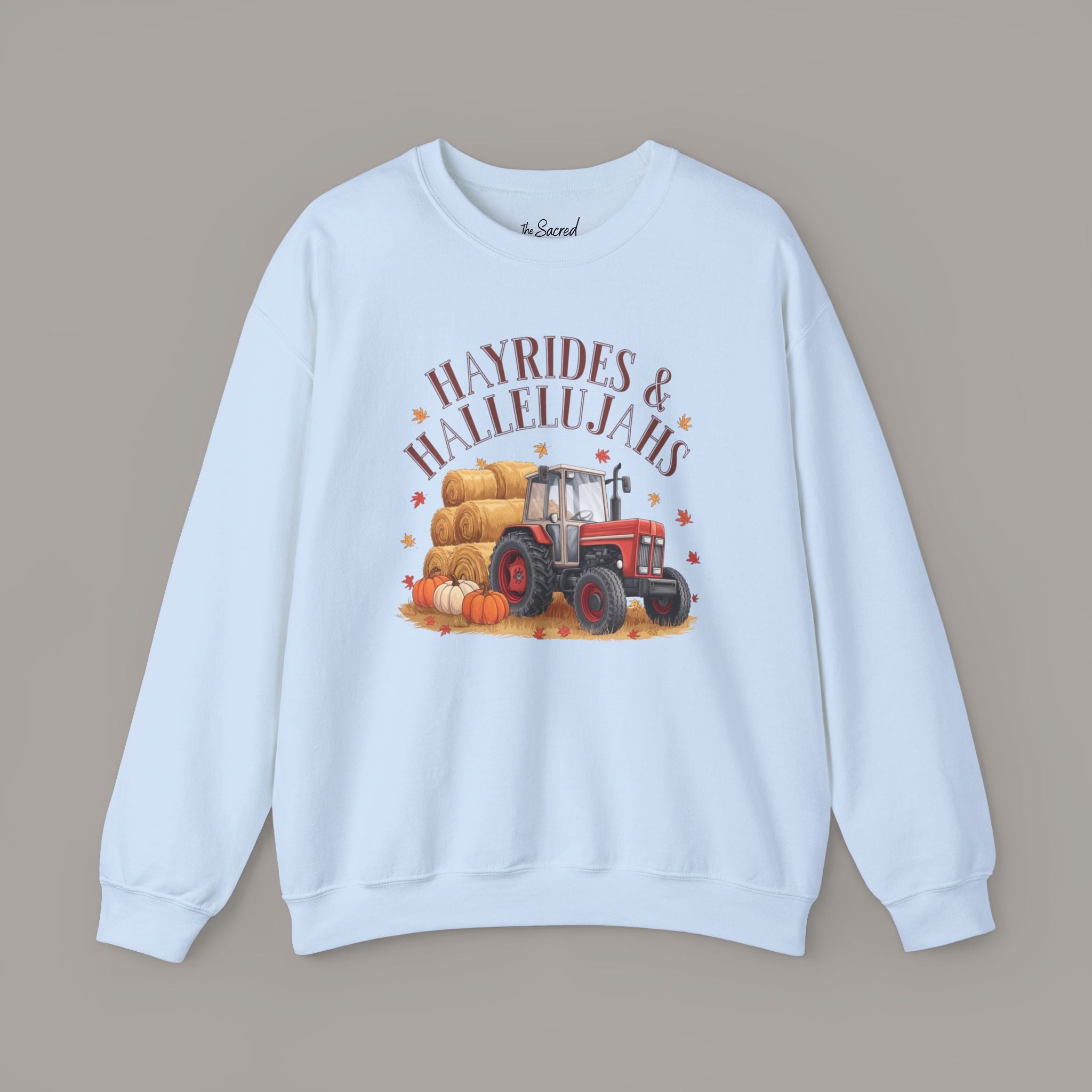 Hayrides & Hallelujahs Crewneck Sweatshirt