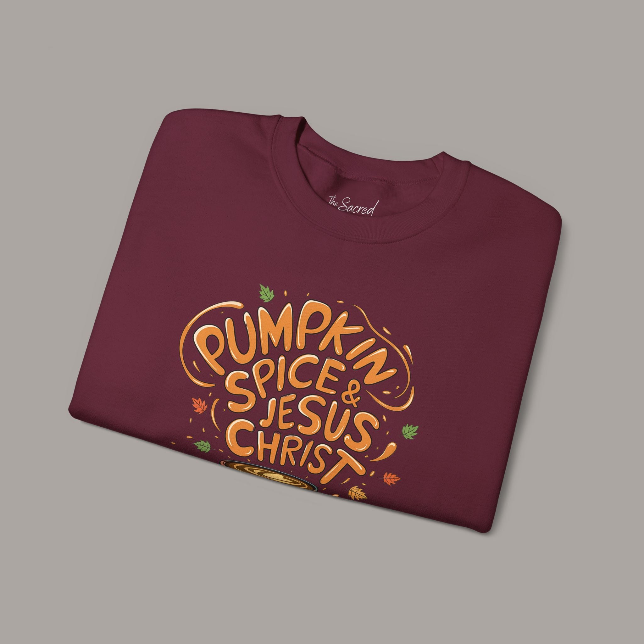 Pumpkin Spice & Jesus Christ Crewneck Sweatshirt