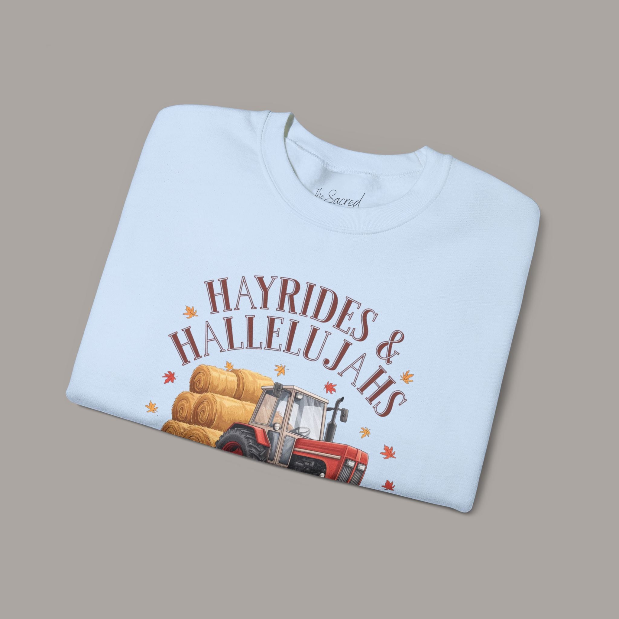 Hayrides & Hallelujahs Crewneck Sweatshirt