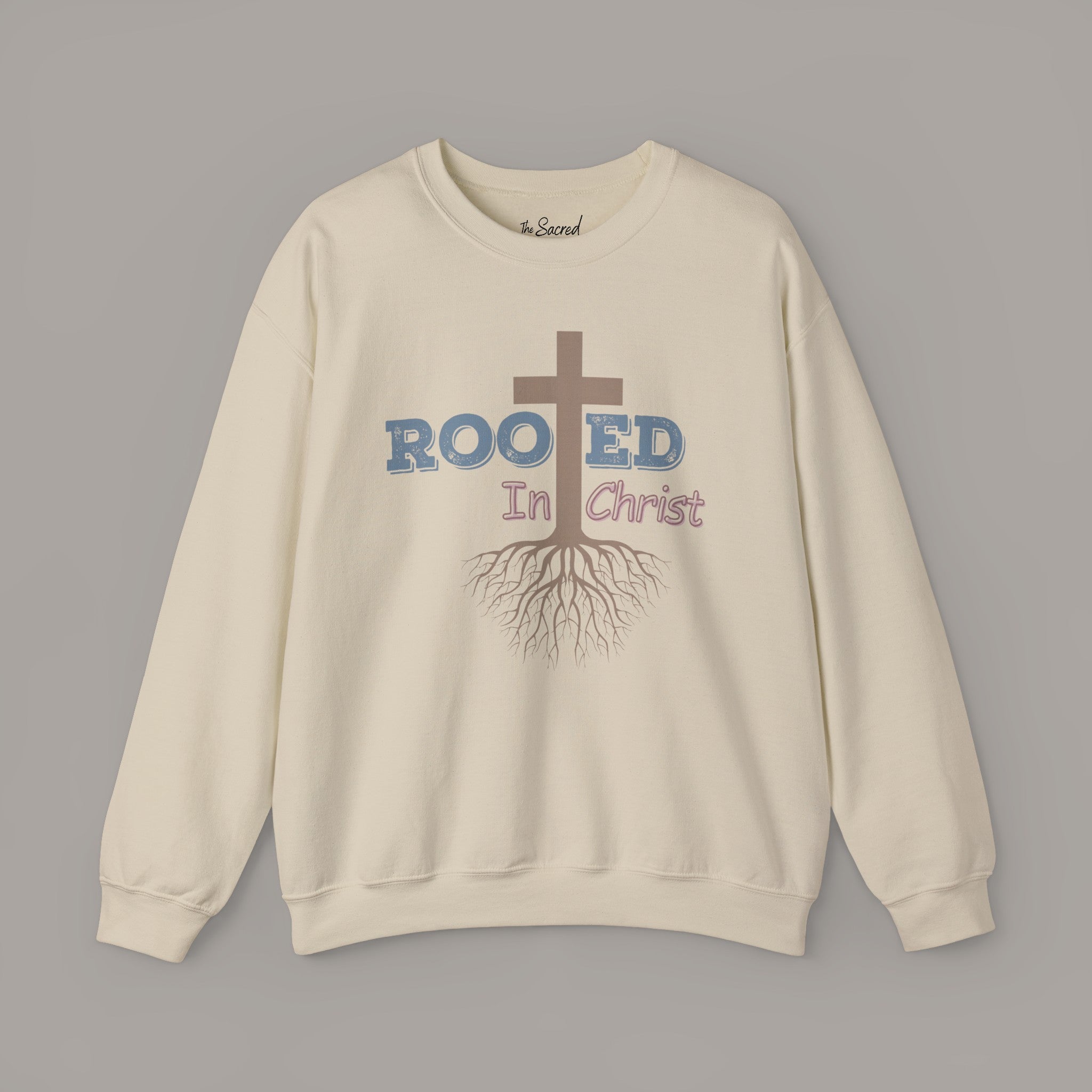 Rooted In Christ Crewneck Sweatshirt