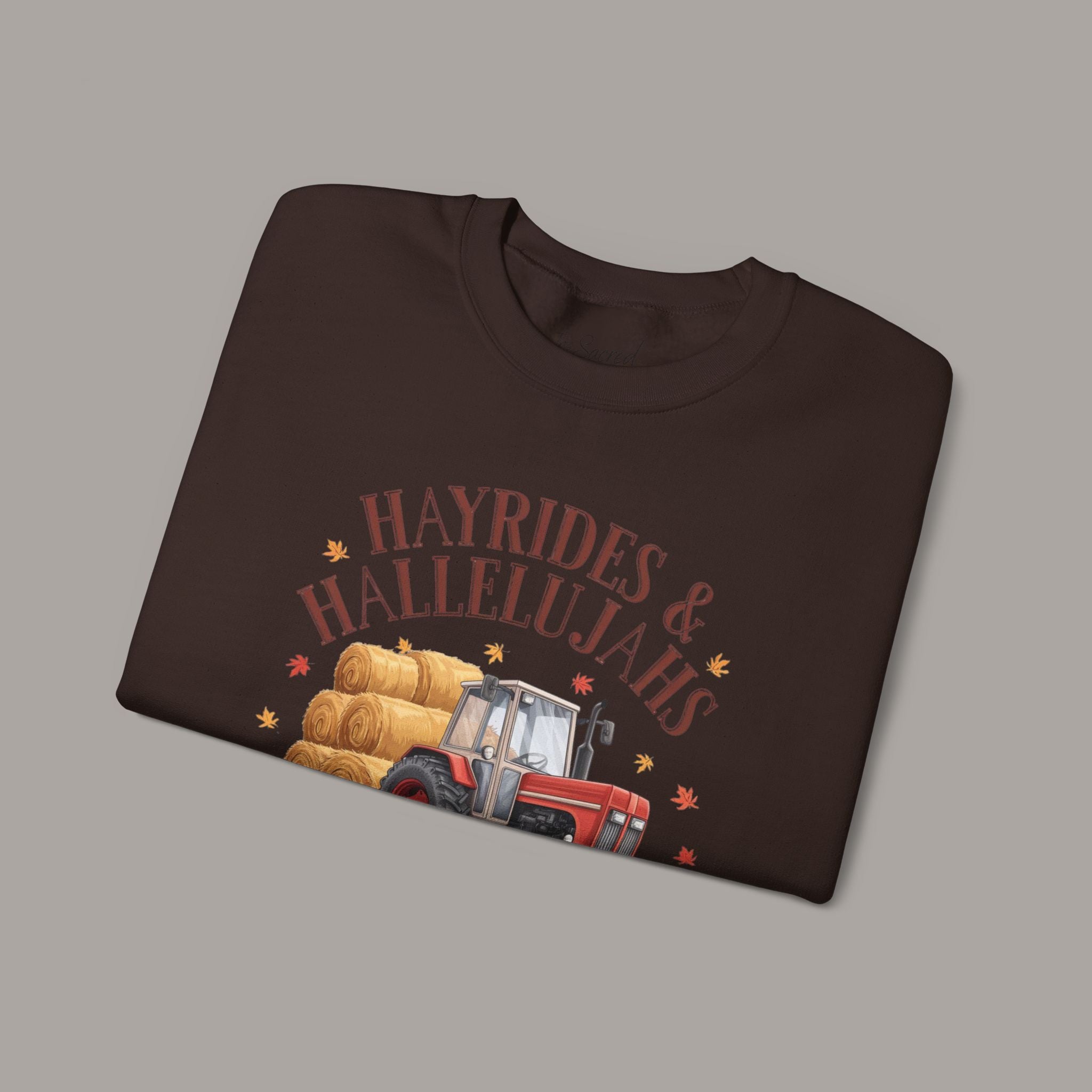 Hayrides & Hallelujahs Crewneck Sweatshirt