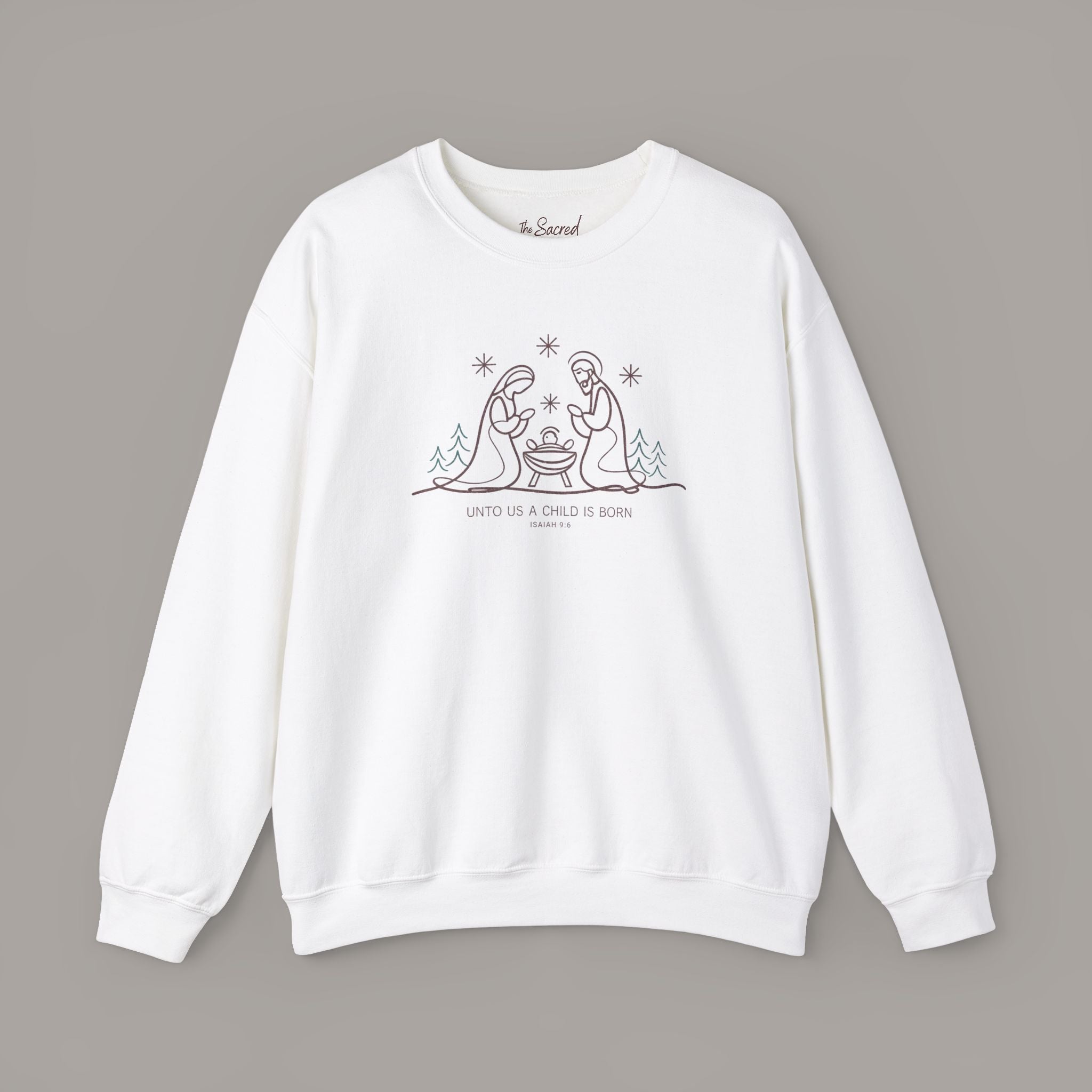 Child Is Born Crewneck Sweatshirt