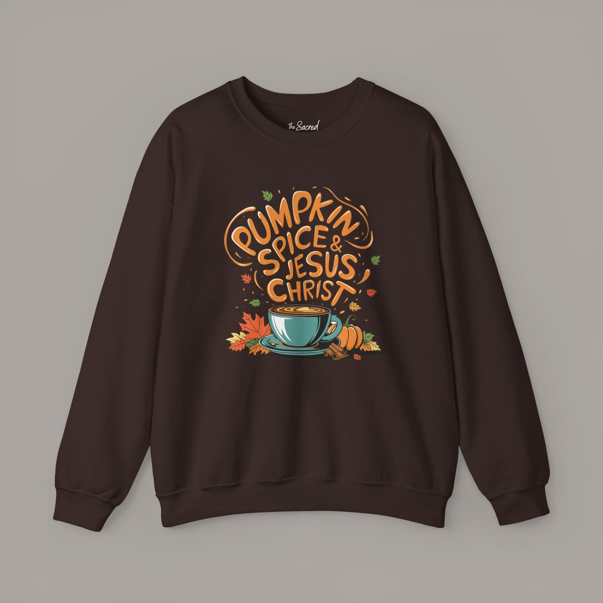 Pumpkin Spice & Jesus Christ Crewneck Sweatshirt